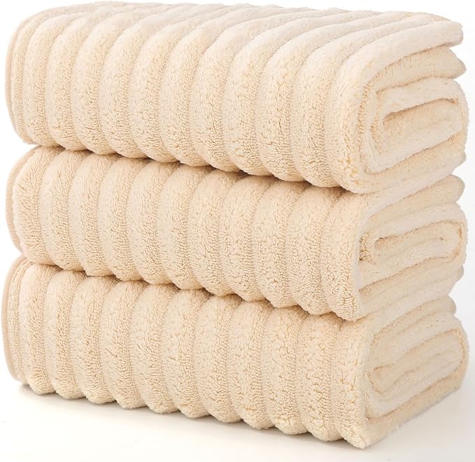 Luxury 3-Piece Quick-Dry Bath Towel Set – Ultra Soft Microfiber Towels | Hand - Image 2