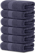 White Classic Luxury Navy Blue Hand Towels by WhiteClassic