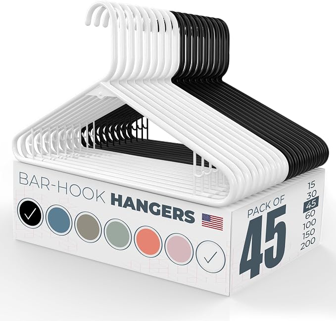 Plastic Hangers 45 Pack by NeatiesHangers