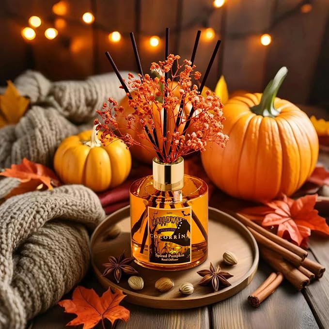 Reed Diffuser - Spiced Pumpkin 6.7 fl oz Scented Diffuser - Image 2