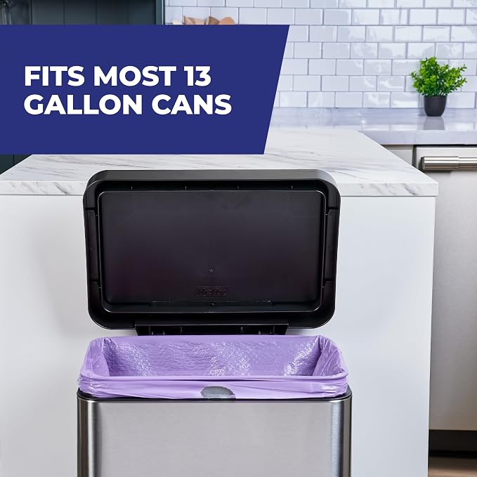 Hefty Ultra Strong 13 Gallon Trash Bags, Tall Kitchen Trash Bags 13 Gallon Size - Image 8