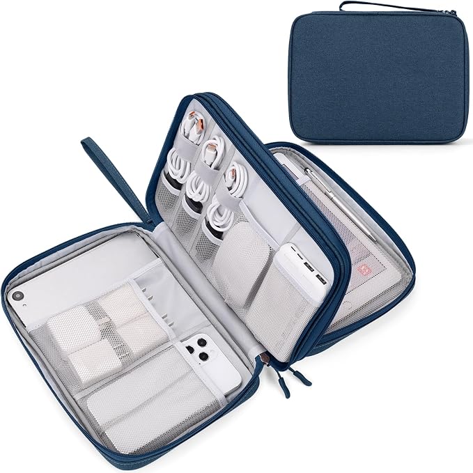 FYY Electronic Organizer, Travel Tech Pouch Bag, Extra Large, Waterproof by FYY