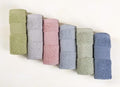 Cleanbear Pure Cotton Wash Cloths Face Cloths, 6 Colors, 13 x 13 Inches | by Cleanbear