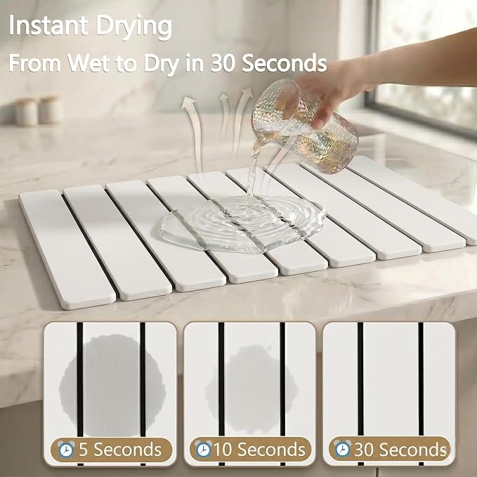 Large Stone Drying Mat for Kitchen Counter, Quick Dry stone drying mat - Image 4
