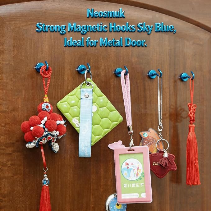 Neosmuk Magnetic Hooks, 30lb Heavy Duty, 15 Pack - Image 6