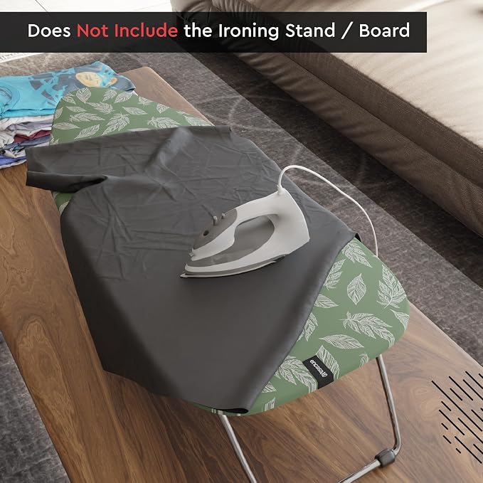 Encasa XO Ironing Board Cover and Pad, Thick Felt 28"x12" - Image 4