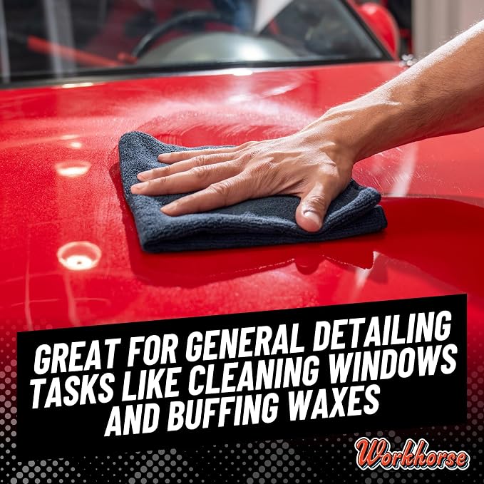 Chemical Guys Workhorse Professional Grade Microfiber Towels - Image 3