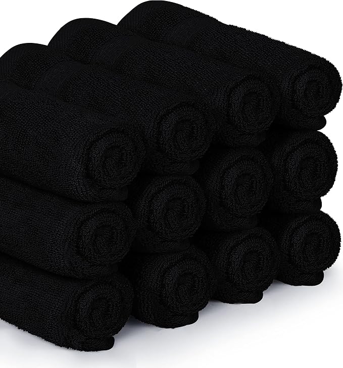 Utopia Towels 12 Pack Premium Wash Cloths, 12x12 in, 100% Cotton, Gym & Face - Image 6