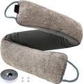 Weighted Door Draft Stopper, 38inch | Under Door Noise Blocker, Front Door by Makryebi