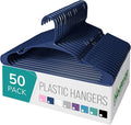 NEATERIZE Clothes Hangers Plastic 50 Pack by Neaterize