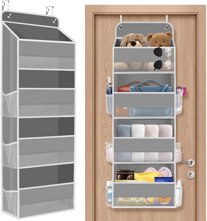 SpaceHacks 1 Pack Over The Door Organizer Hanging Storage Room Organizer by SpaceHacks
