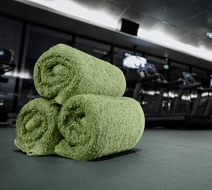 Utopia Towels 60 Pack Washcloths, 12x12 in, 100% Cotton, Sage Green | Premium - Image 8