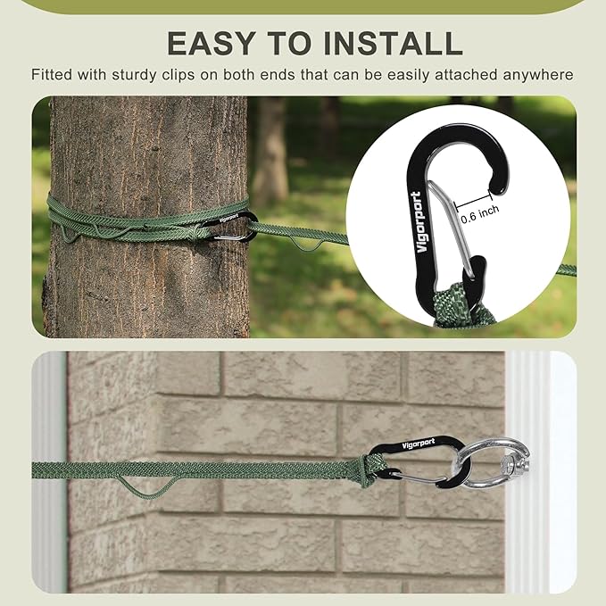 Vigorport Portable Travel Clothesline, Clothes Drying Line - Image 5