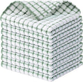 Kitinjoy Cotton 8 Pack Terry Kitchen Dish Cloths, Grass Green by Kitinjoy