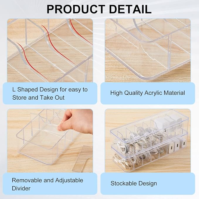 Tatuo 12-Pack Cord Organizer Box - Image 3