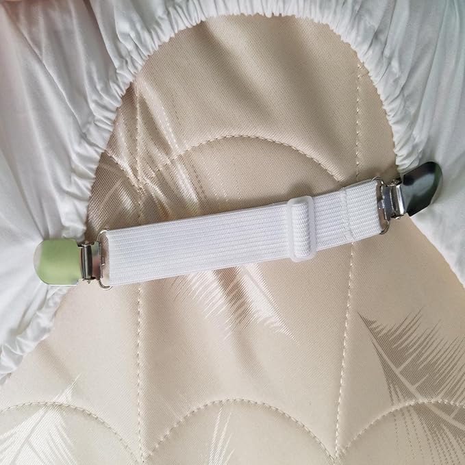 Bed Sheet Clips Straps Sheet Holder Mattress Clips - Image 4
