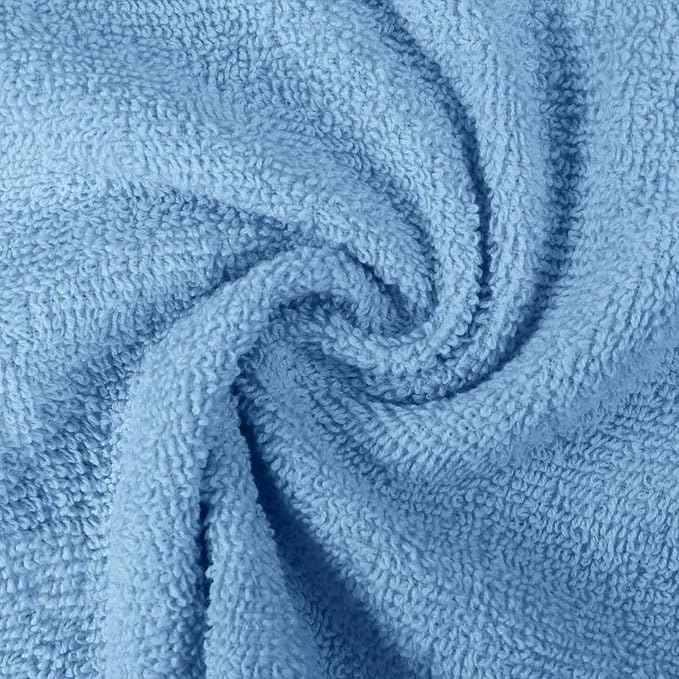 Utopia Towels 12 Pack Premium Wash Cloths, 100% Cotton, Electric Blue | Highly - Image 4