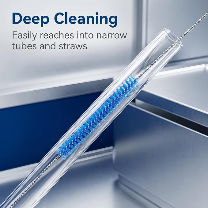 Straw Cleaner Brush, Reusable Metal Handles Straw Cleaner Brush Extra Long - Image 4