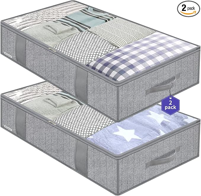 Onlyeasy Large Underbed Storage Bags Organizer Container by Onlyeasy