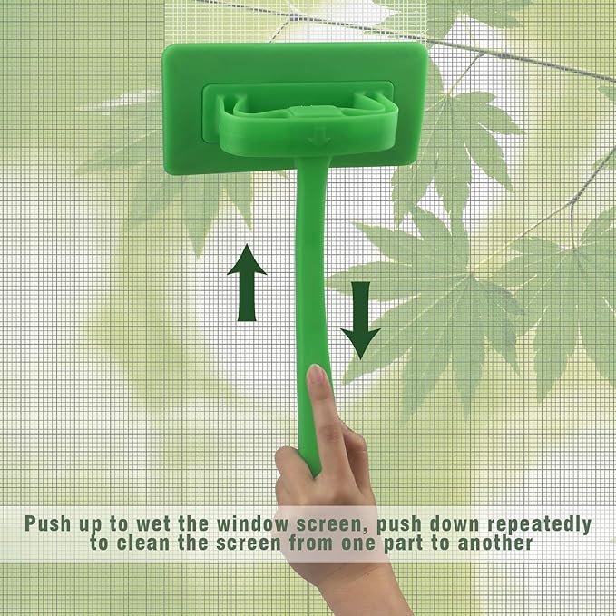 MyLifeUNIT Mesh Screen Cleaner, Detachable Window Screen Cleaning Brush | - Image 2