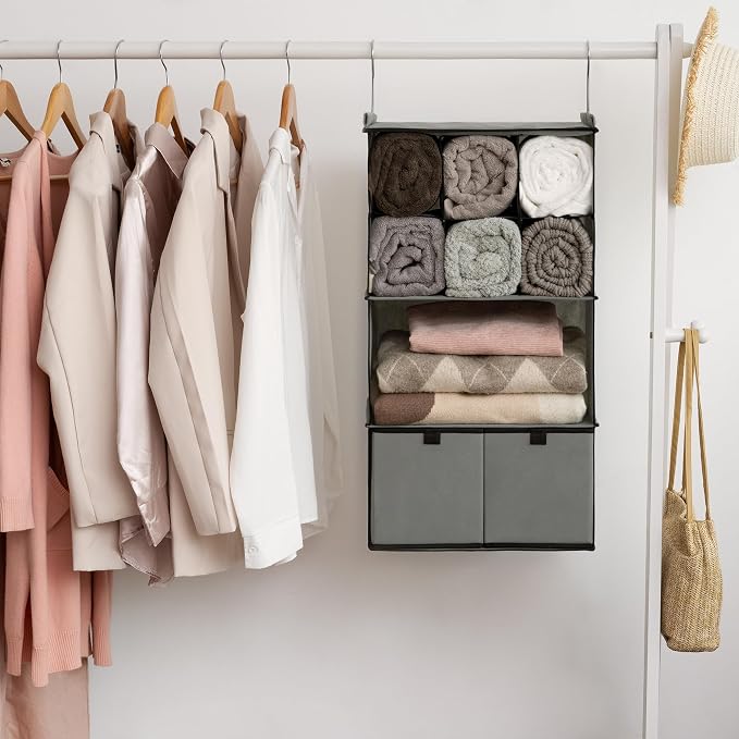 GRANNY SAYS 4-Shelf Hanging Closet Organizer - Image 9