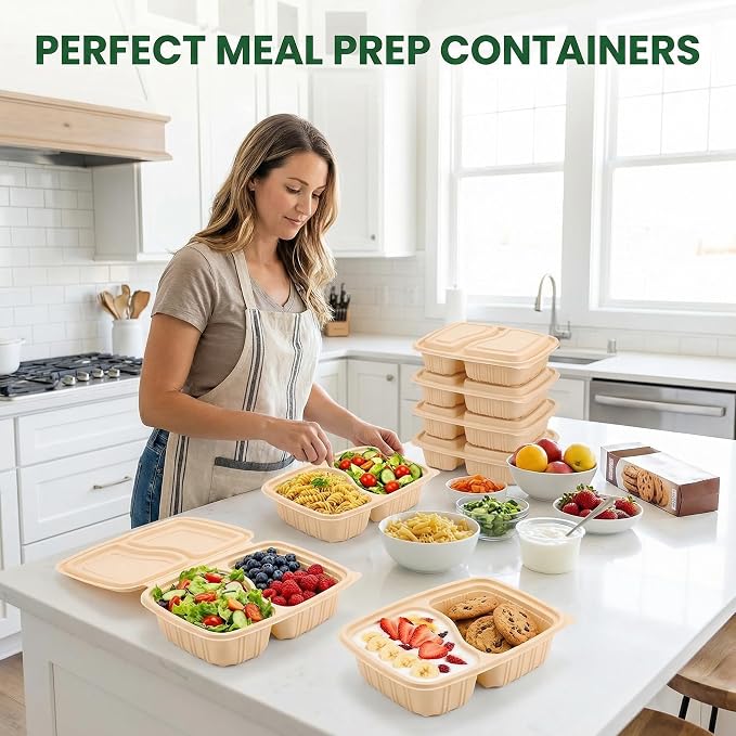 100 Piece Meal Prep Containers Reusable - Image 9