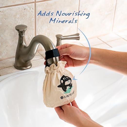 Organic Cotton Bath Faucet Filter by Santevia | Sensitive Skin Bathtub Water - Image 6