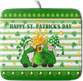 Shamrock Gnome Dish Drying Mat Coin Clover Dishes Fast Dry Mat 16x18 inch by Giwawa