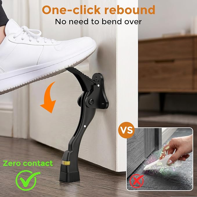 Door Stoppers, 4 Inch Kickdown Door Stop - Image 3