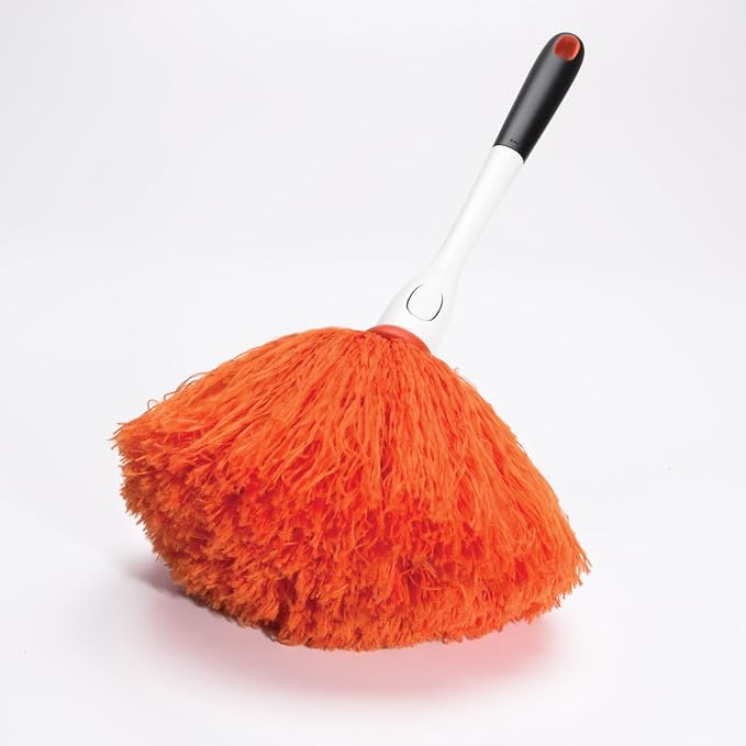 OXO Good Grips Microfiber Delicate Duster | Traps dust without chemicals - Image 5