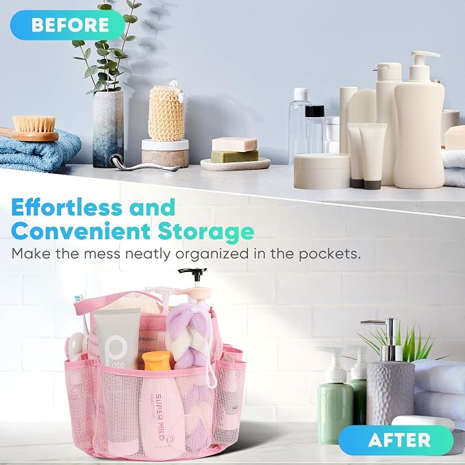 EUDELE Mesh Shower Caddy Portable - Image 8