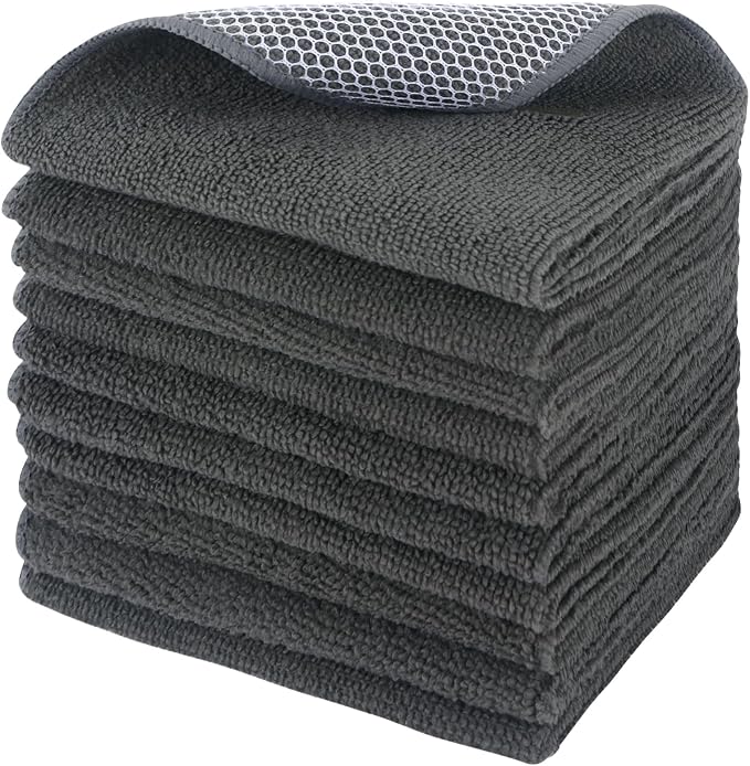 SINLAND Dish Cloth for Washing Dishes Kitchen Washcloth Cleaning Cloth by SINLAND