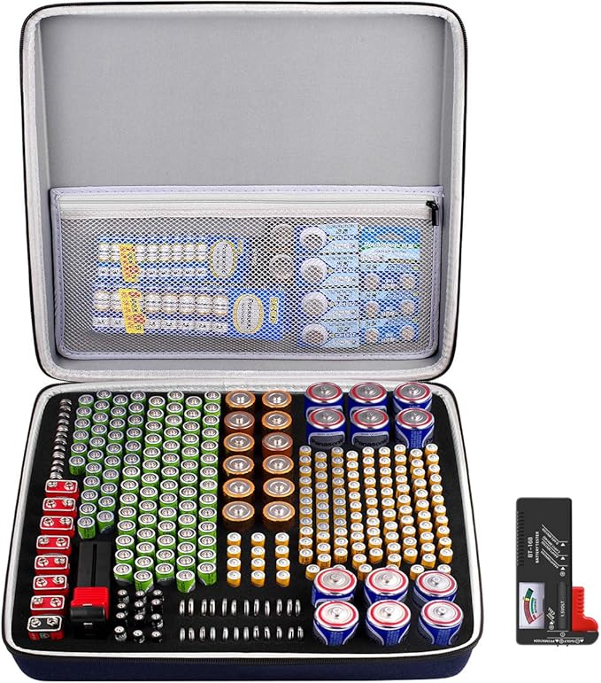 Comecase Extra Large Battery Organizer Case by COMECASE