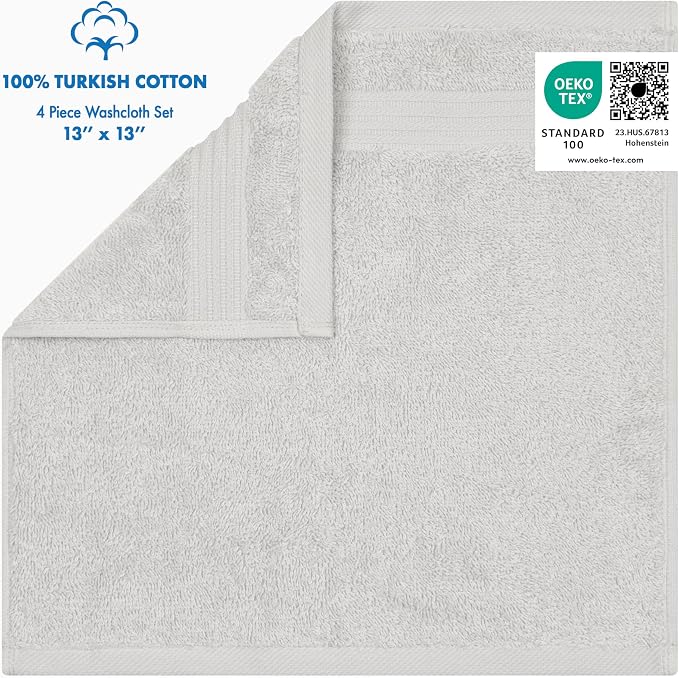 Cotton Paradise 100% Cotton Turkish Towel Set, Soft Absorbent Quick Dry - Image 2