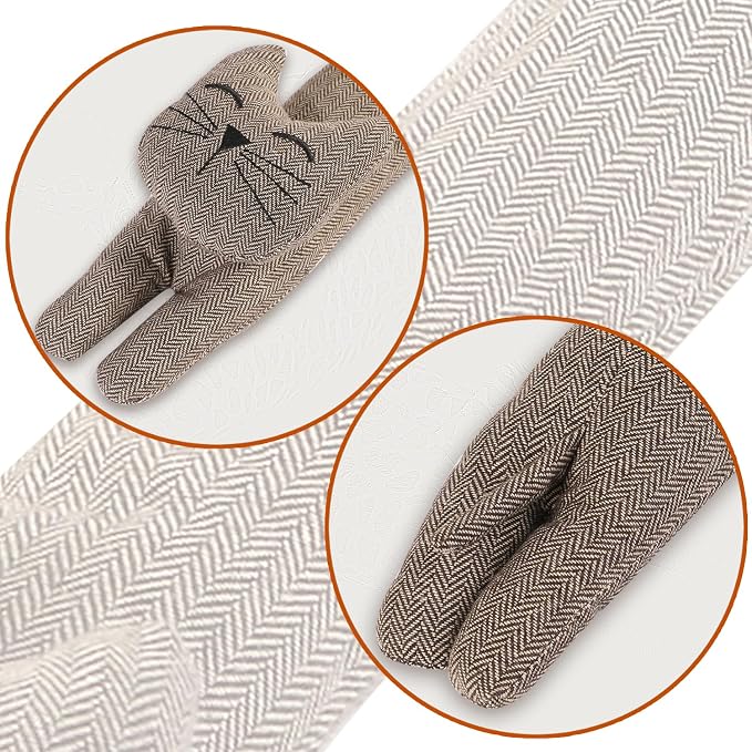 36 Inch 3LB Heavy Duty Under Door Draft Stopper, Decorative Soundproof Door - Image 3
