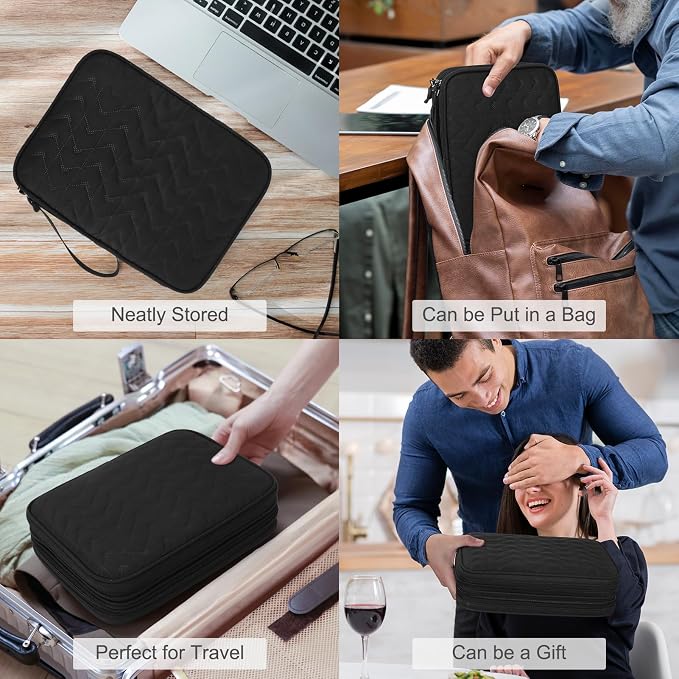 FYY Electronic Organizer, Travel Tech Pouch Bag, Extra Large, Waterproof - Image 7