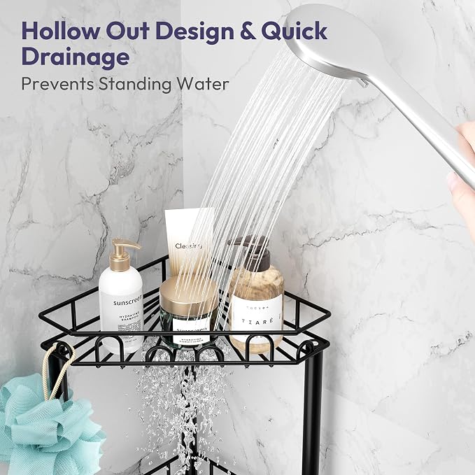 SWTYMIKI Standing Shower Caddy Corner - Image 3