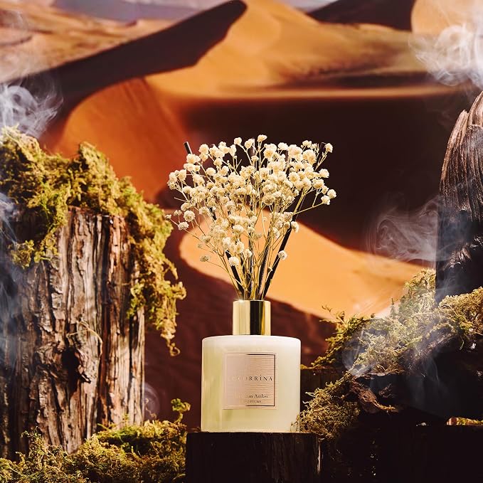 Reed Diffuser - Moroccan Amber 6.7 Fl.oz Reed Diffuser Set - Image 4