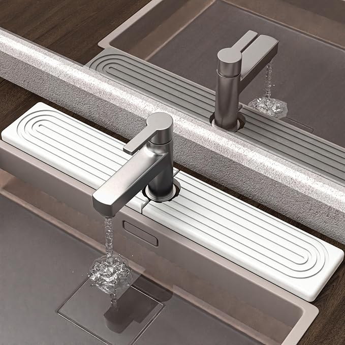 Faucet Mat for Kitchen Sink by AKUVU