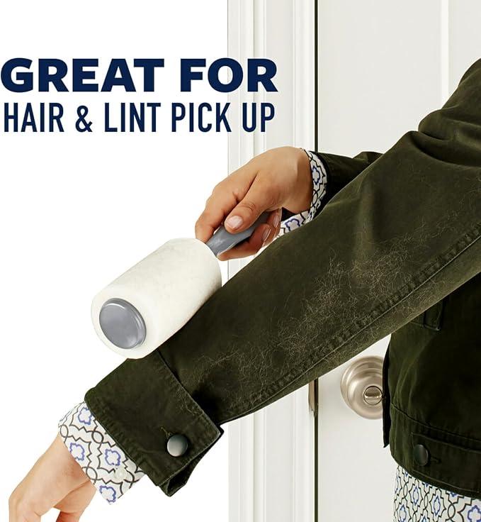 Scotch-Brite Lint Roller, Works Great On Pet Hair, 2 Rollers, 56 Sheets Per - Image 4