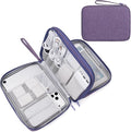 FYY Electronic Organizer, Travel Tech Pouch Bag, Extra Large, Dark Purple | by FYY
