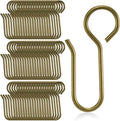 Jetec 60 Pcs Metal Curtain Track Hooks S Shaped by Jetec