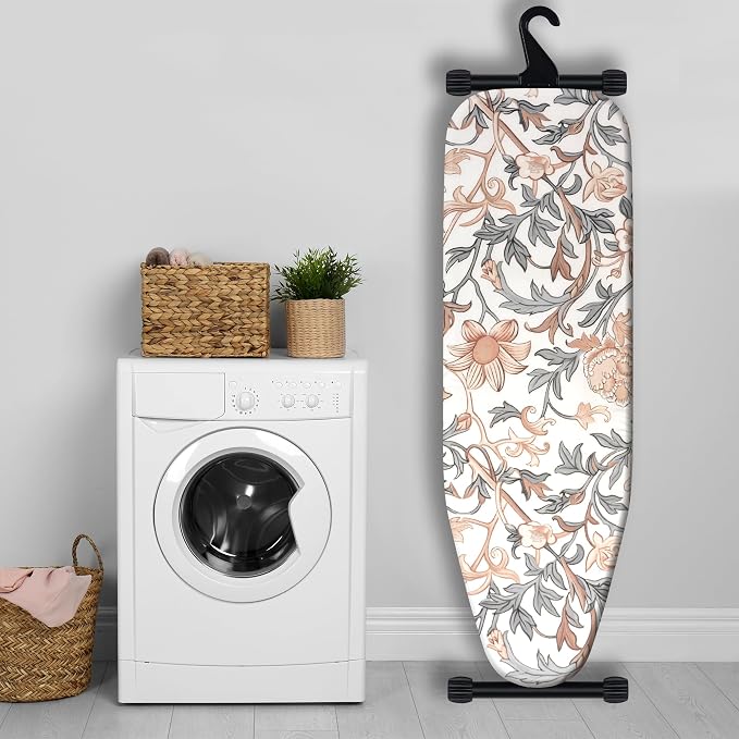 veiox Standard Size Ironing Board Cover and Pad 15x54, Organic Cotton, Elastic - Image 9