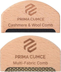 2 PCS Wooden Sweater Comb for De-Pilling Cashmere, Manual Lint Remover by PrimaCumce