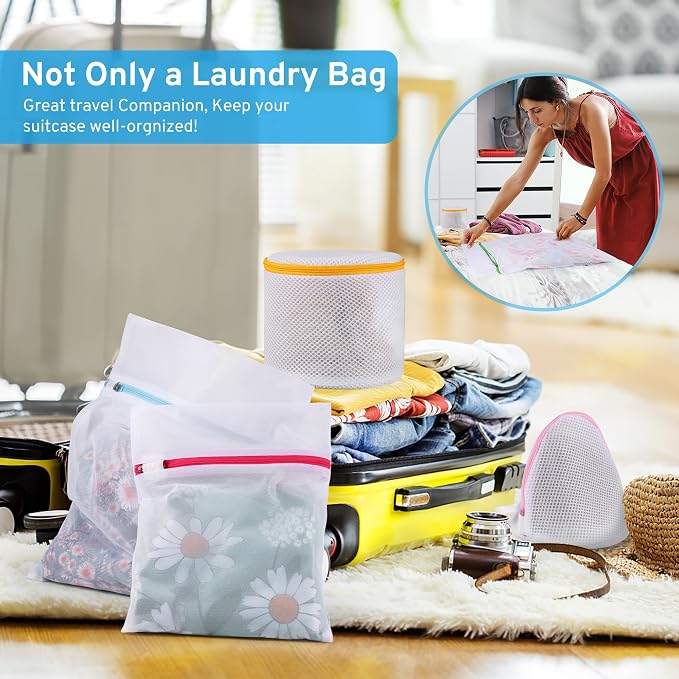 4 Pcs Mesh Laundry Bags Set for Delicates - Image 7