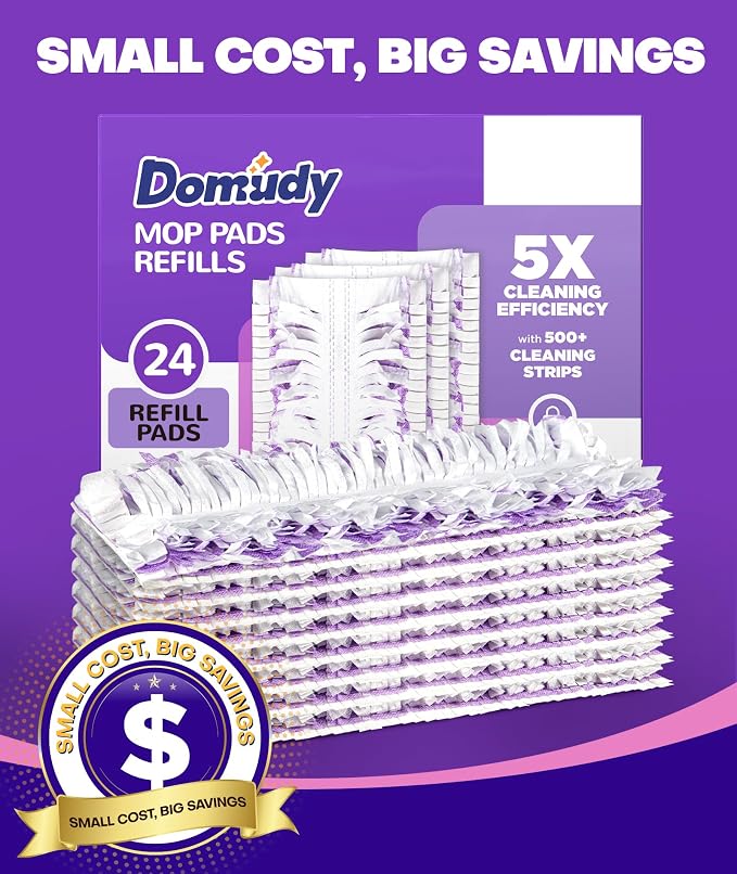 5X Cleaning Power Mop Refills for Swiffer Power Mop, 500+ Strips Multi-Surface - Image 7