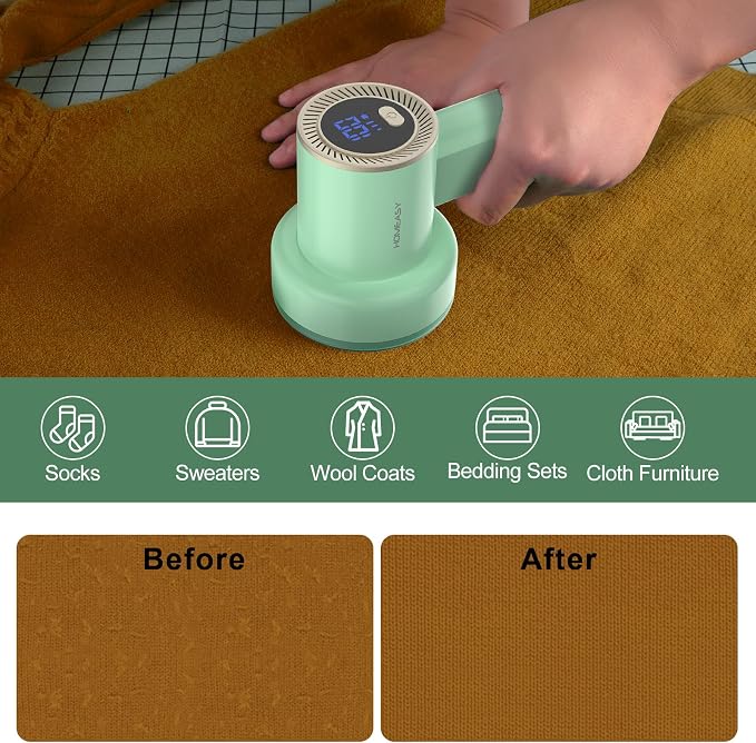 HOMEASY Fabric Shaver, Rechargeable Lint Remover - Image 5