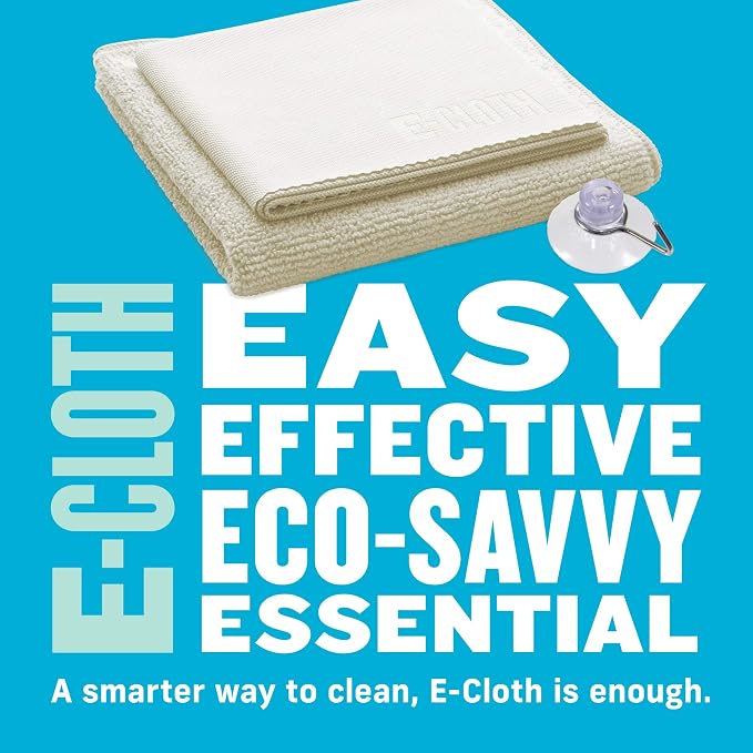 E-Cloth Shower Cleaning Cloth Kit, Reusable Towels - Image 6