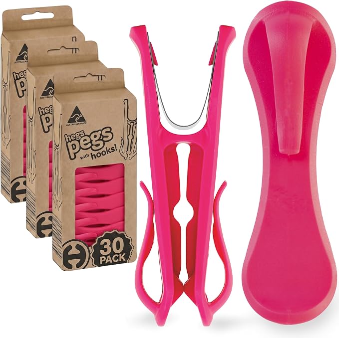 Hegs 30 Pack Bright Pink by Hegs