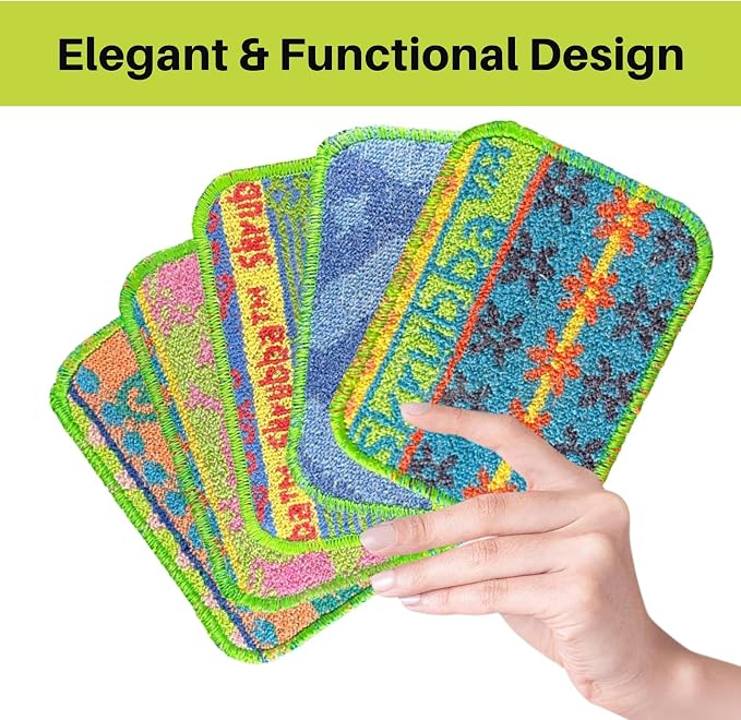 Wet-it! Skrubba 6-Pack Reusable Dish Scrubbers – Non-Scratch Scouring Pads - Image 7